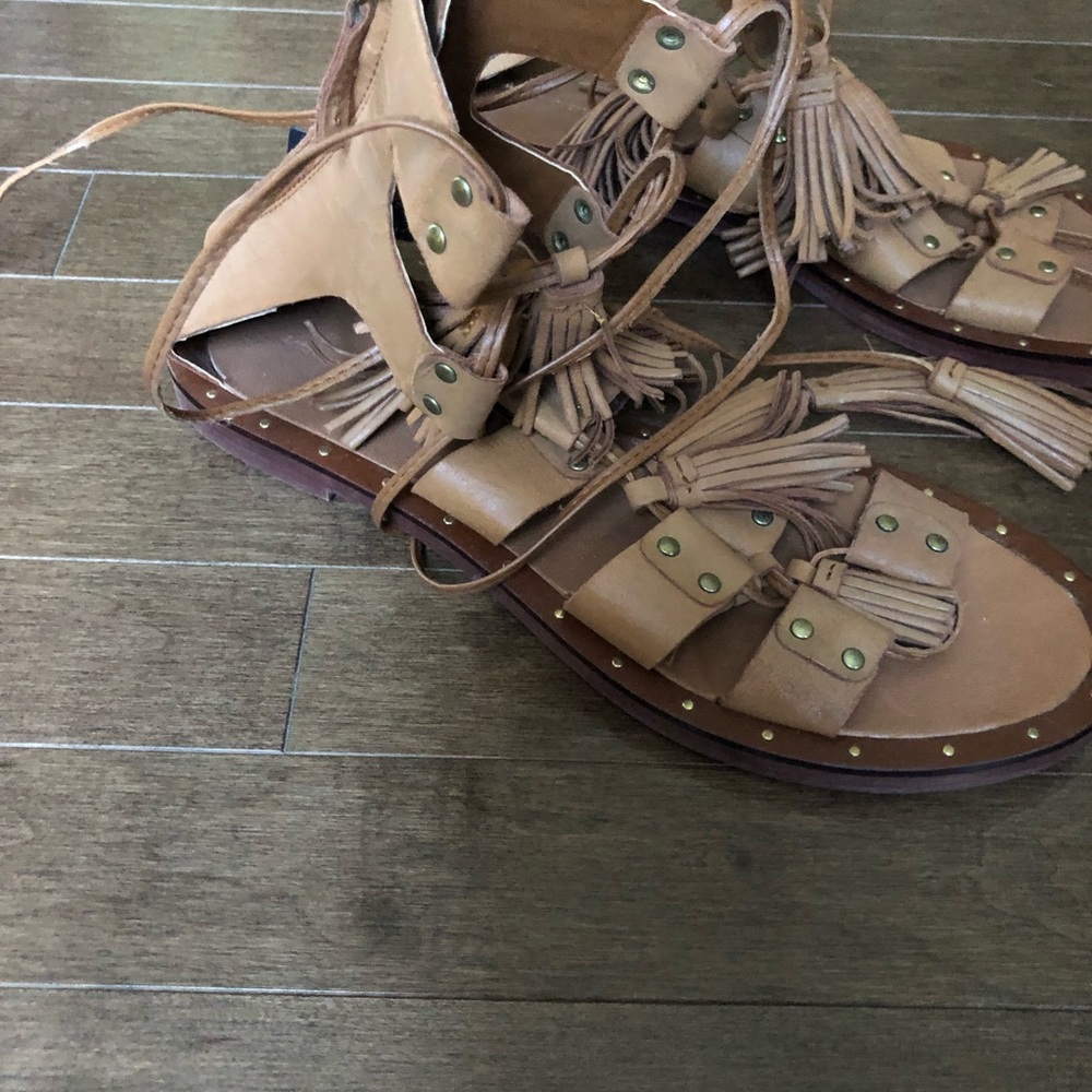Zara basic gladiator leather sandals - Picture 3 of 7